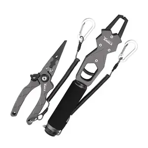 Fish gripper With scale Grip Fishing pliers Aluminum alloy Outdoor lure tool