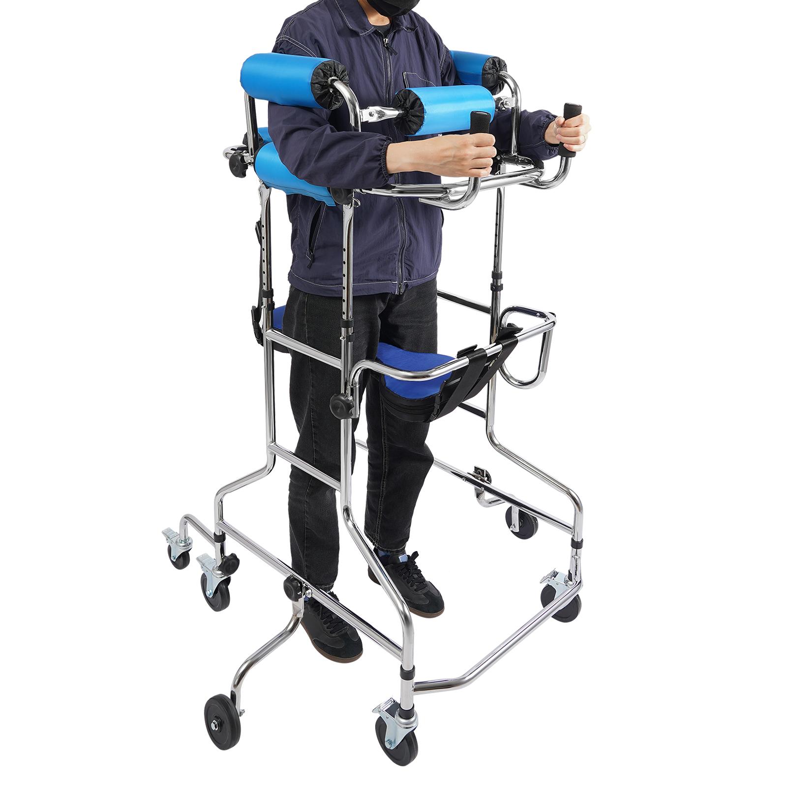 Portable walking aid, adult walking frame suitable for elderly standing frames, standing walking frame with IV pole, suitable for elderly individuals and rehabilitation patients Height Adjustable Walker Healthcare Equipment Portable walking aid, adult walking frame suitable for elderly standing frames, standing walking frame with IV pole, suitable for elderly individuals and rehabilitation patients Height Adjustable Walker Healthcare Equipment