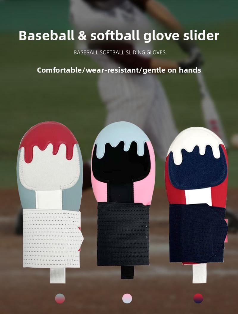 Baseball Softball Sliding Gloves Children Youth Adult Palm Finger Protection Gloves Softball Sports Gloves