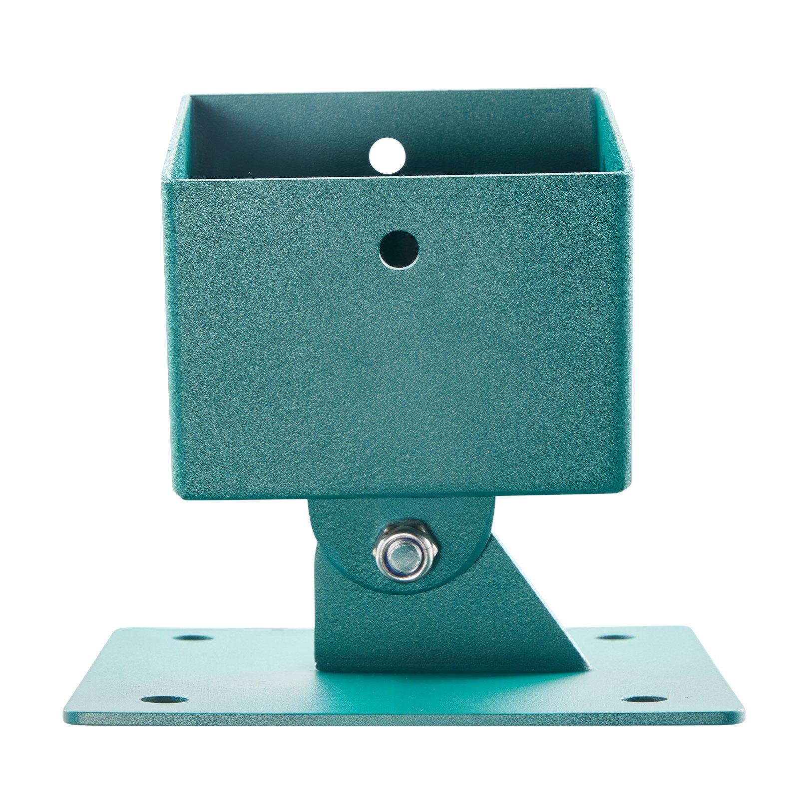 VEVOR Swing Set Brackets, 4 Pack Heavy Duty Swing Set Leveling Hardware, Fits 4 x 4 in Post (Actual 3.6 x 3.6 in), 45°-60° Angle Range, Stainless Steel Anchor Level Kit on Uneven Grass Wooden Ground