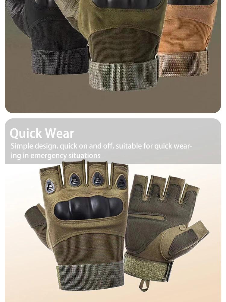 Half-Finger Tactical Gloves – Breathable, Anti-Skid and Wear-Resistant for Outdoor Hunting, Training, Fitness, Cycling and Sports
