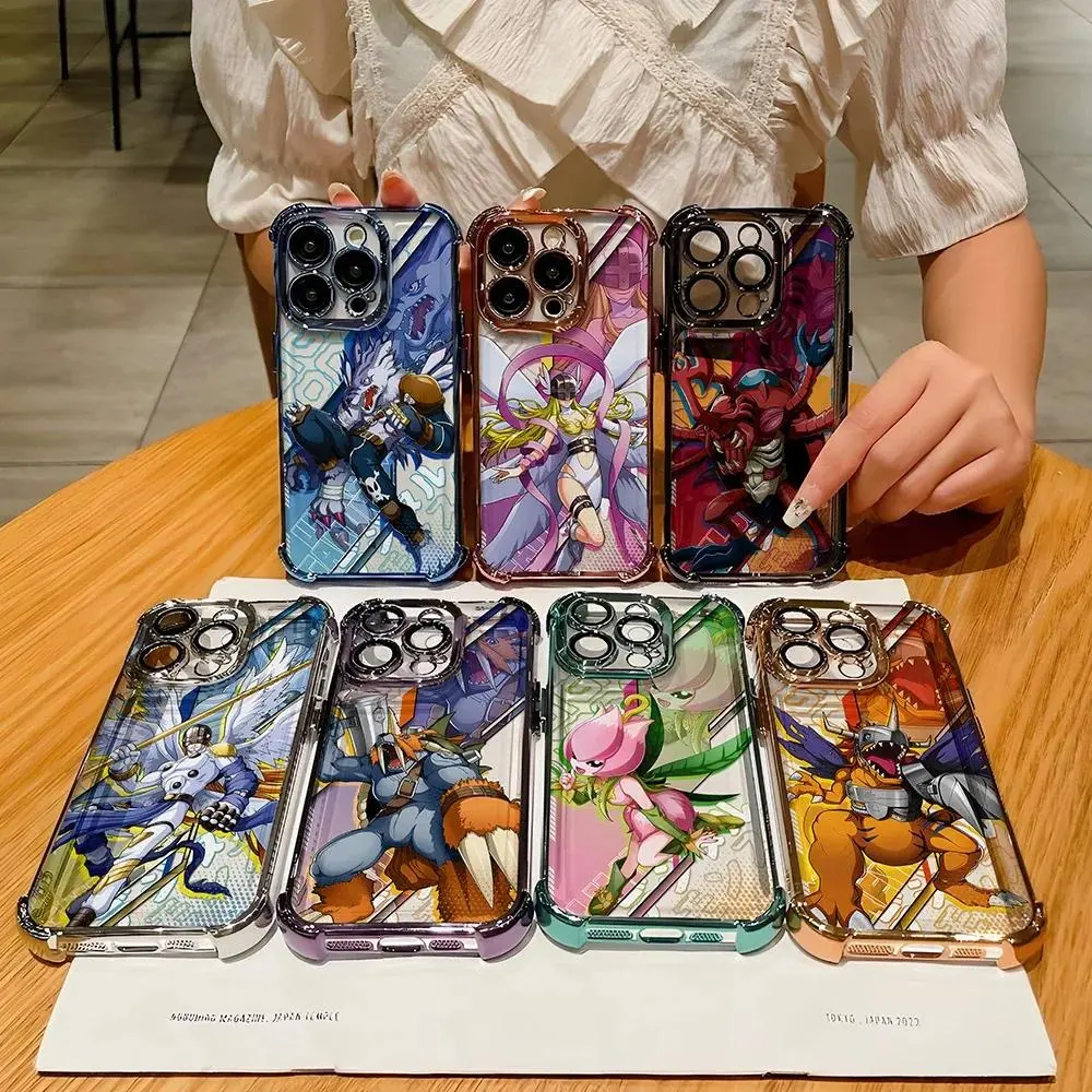 Digimon Adventure Phone Case For iPhone 17 Promax 16 15 14 13 12 11 Plus Pro Max 17Air and Samsung S26 S25 S24 S23 S22 S21 FE Plus Ultra - Anti Drop Full Perfect Aesthetic Printed Soft TPU Case