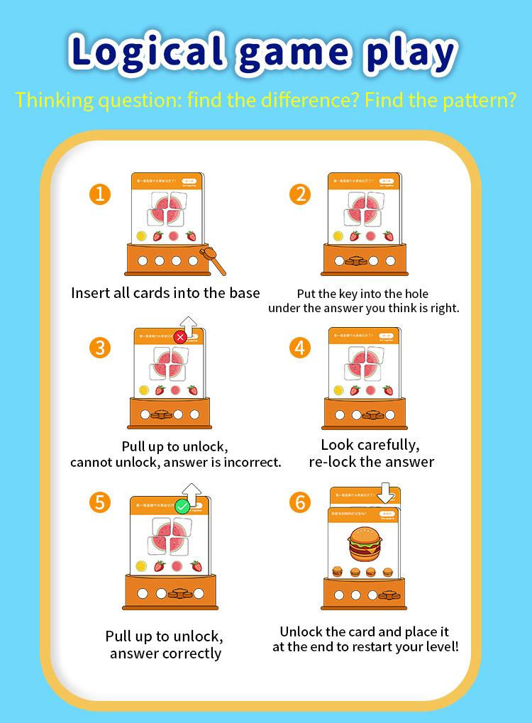 The Logic Key English Children's Educational Toy is a wonderful gift for kids.