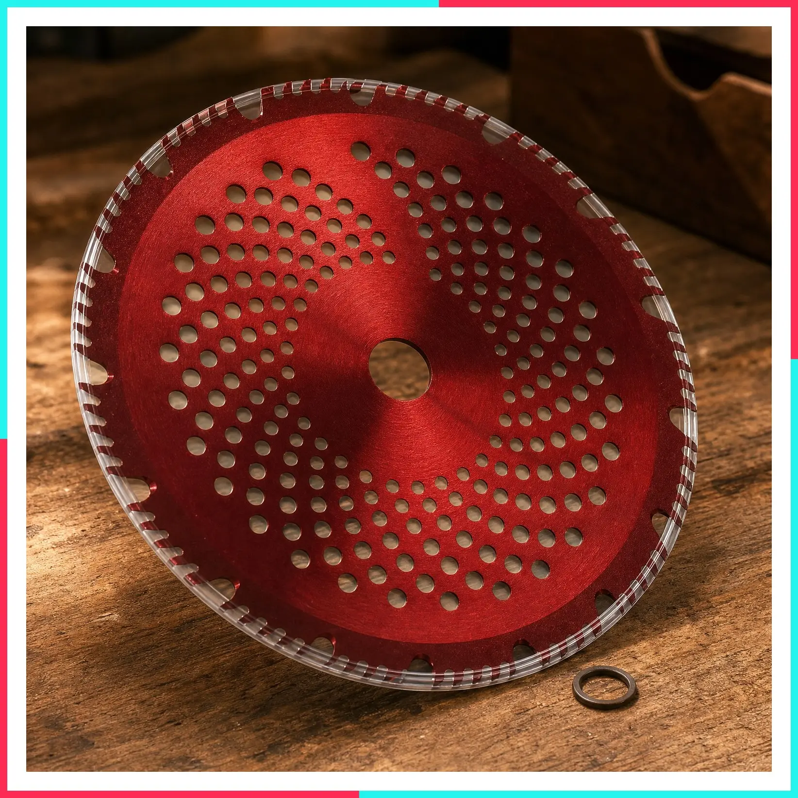 10-Inch 80-Tooth Multi-Purpose Carbide Brush Cutter Weed Eater Blade, 254mm (1 Blade)