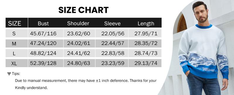 Gihuo Unisex Men Women Oversized Dinosaur Pattern Casual Cable Knit Pullover Soft Cotton Crewneck Sweater Long Sleeve B-Black Knitted Outfit for Spring Fall Winter