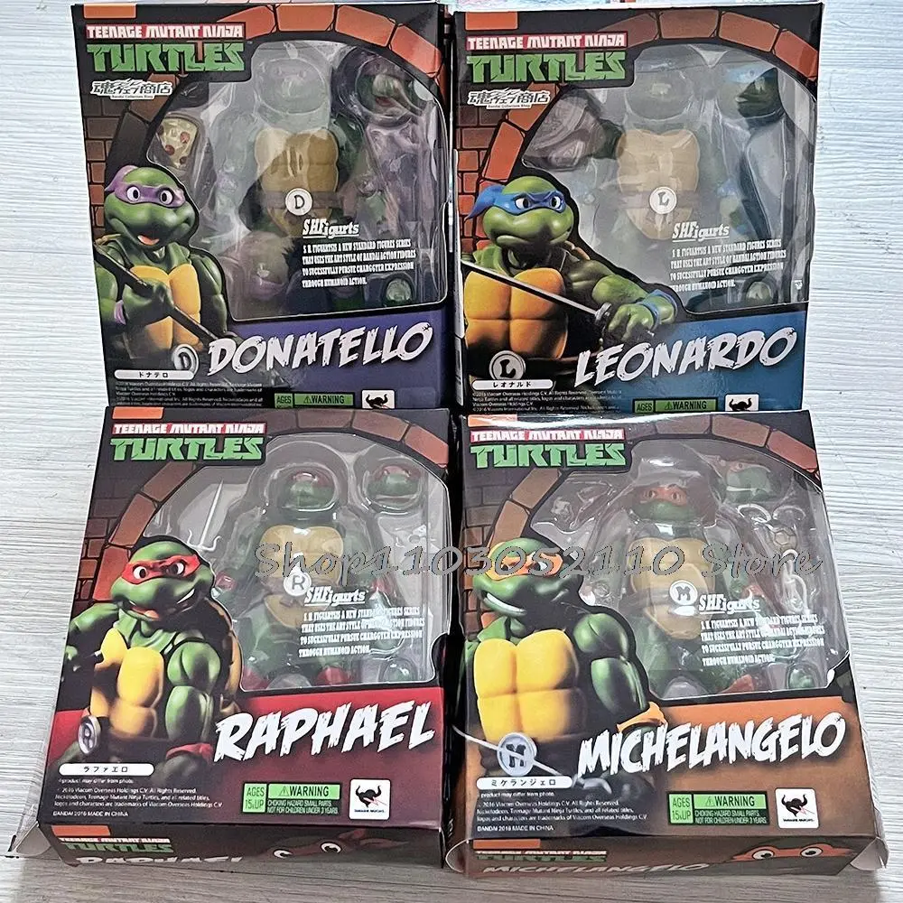 2026 new SHF Ninja Turtle Figure Neca 1990 Film Version Turtles Action Figure Raphael Leonardo Michelangelo Donatello Model  Gifts