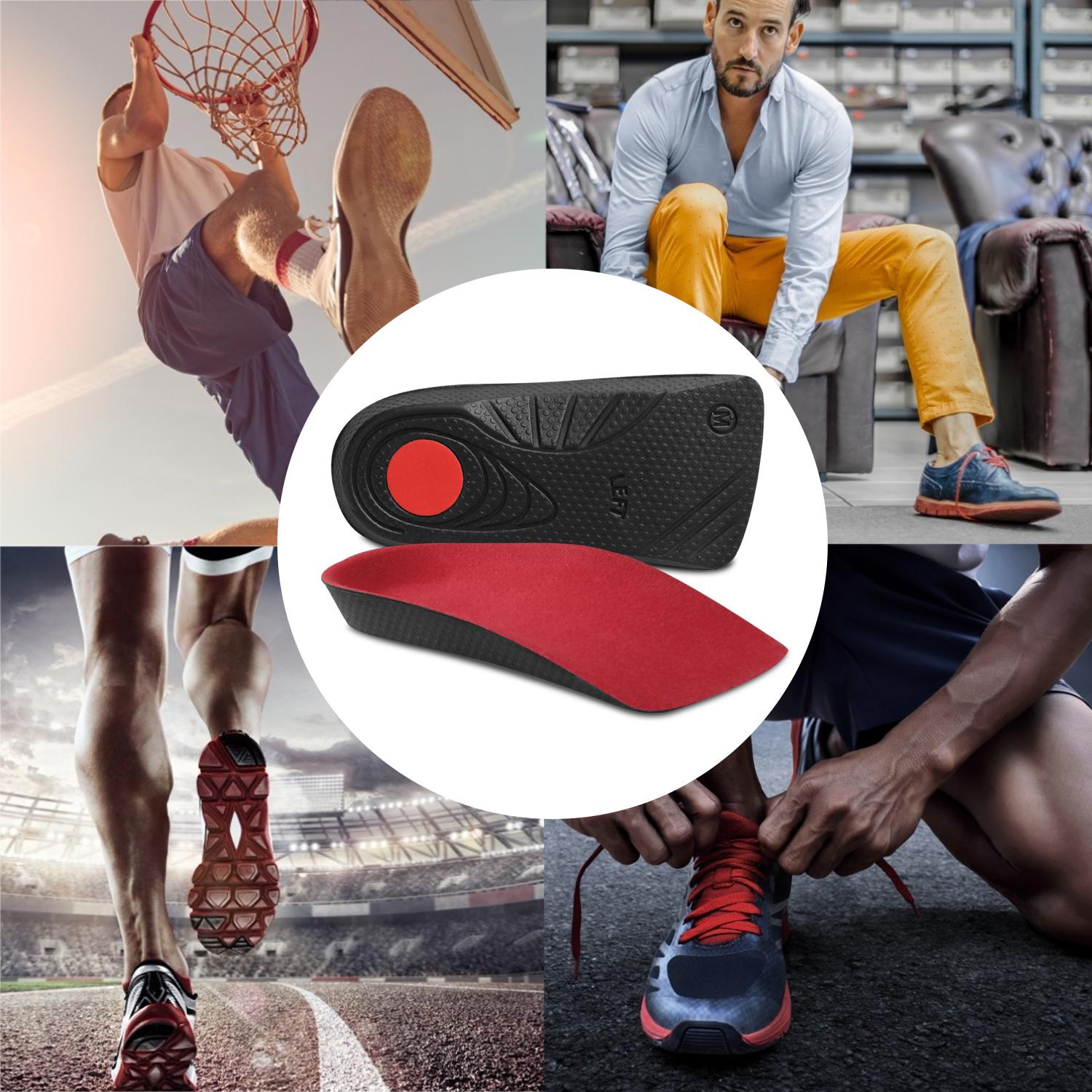 3/4 Length High Arch Support Insoles – Comfort & Stability for Sports Protection for Men & Women,Relief for Flat Feet & Heel Pain