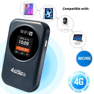 Portable WiFi  Hotspot, High-Speed 4G LTE WiFi Modem, Supports Multiple Devices, Compact & Pocket-Friendly, Low Latency,Safe Encrypted Connection for Travel, RV, and Outdoor Activities