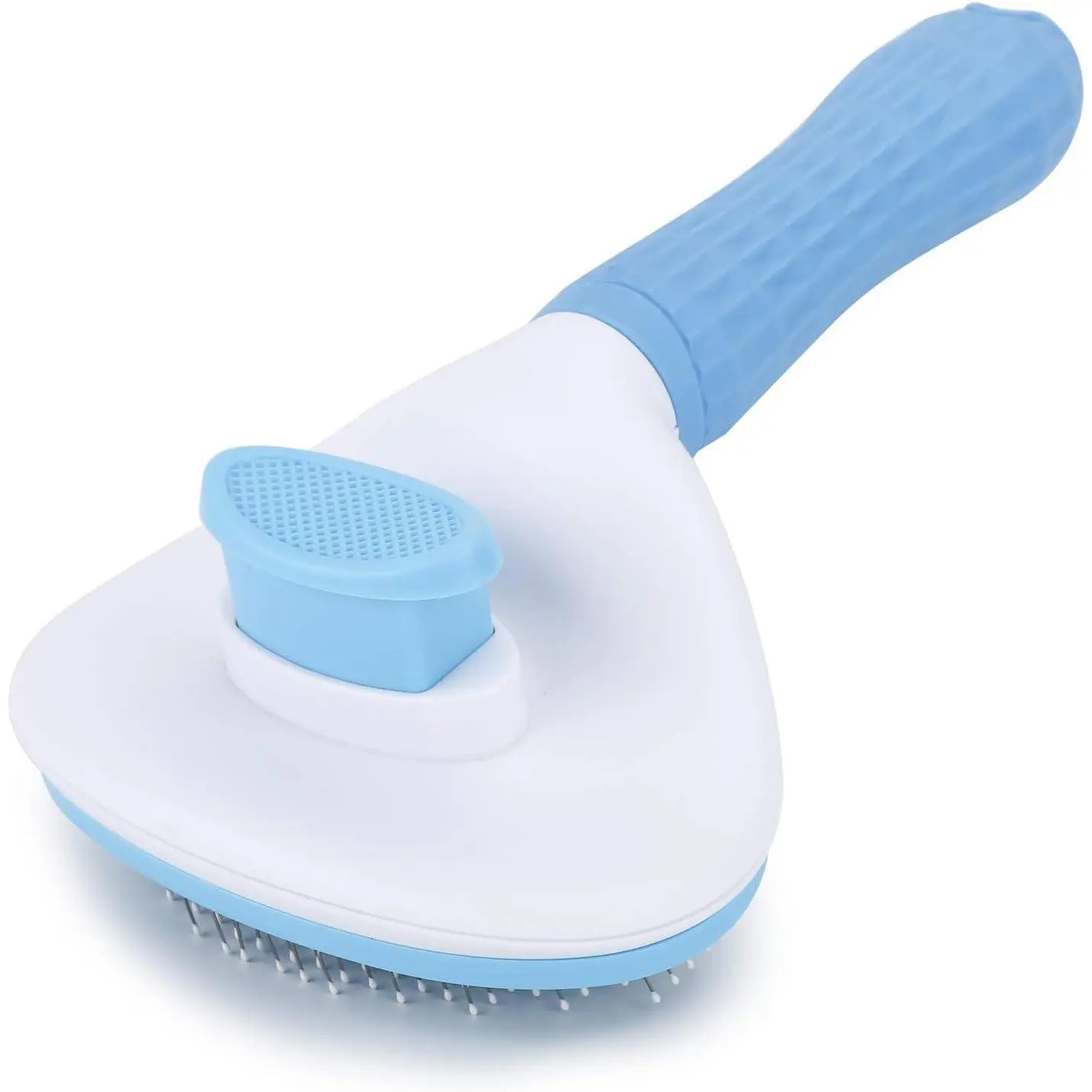 Self Cleaning Slicker Brush, Dog Cat Bunny Pet Grooming Shedding Brush - Easy to Remove Loose Undercoat, Pet Massaging Tool Suitable  Pets with Long or Short Hair
