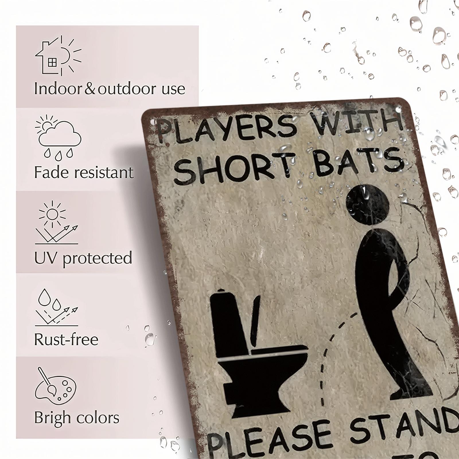 [Humorous Baseball Sign] Aluminum Baseball Humorous Theme Sign| 8x12 Inch Wall Decor for Home Sports Enthusiasts, Art Deco Style, Multi-Purpose, Wall-Mounted, Durable Material Metal Gift Hanging Room