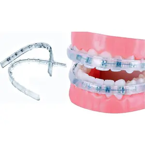 Comfort Cover for Braces, Lip Protector Mouth Guard Lip Cushion Teeth Shield Bumper for Brackets, Aligner, Dental Wax Alternative, Hard and Rigid Clip