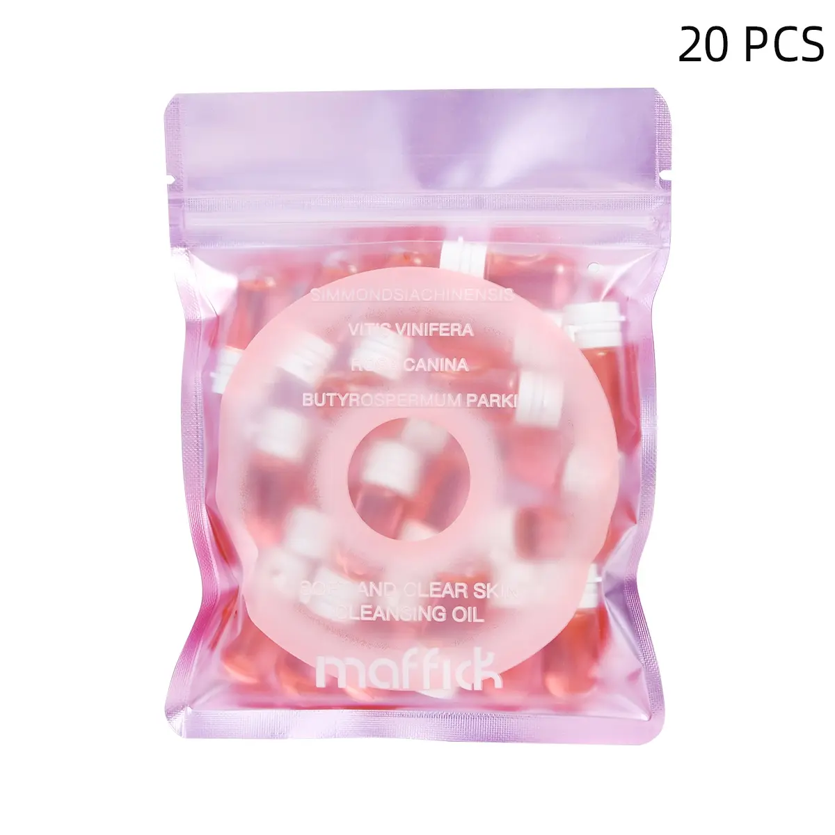 Portable Softening Gentle Cleansing Oil Capsule, Plant Extract Makeup Remover, Moisturizing Makeup Remover, Facial Cleansing Product for Women & Men, Cosmetic