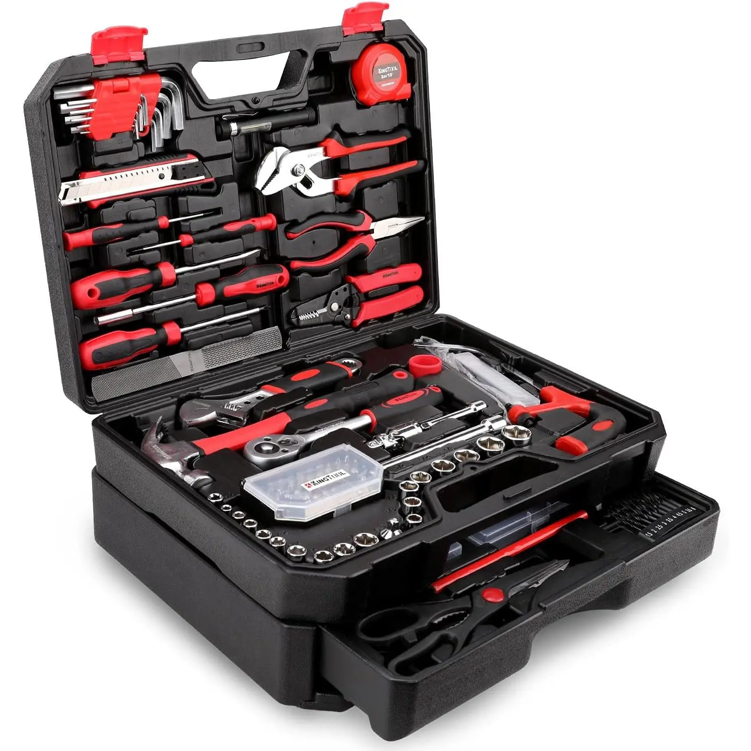 325-Piece Home Repair Tool Kit, Home/Auto Repair Tool Set, Toolbox Case with Drawer, Tool Kit - Perfect for Homeowners, DIYers, and Handymen