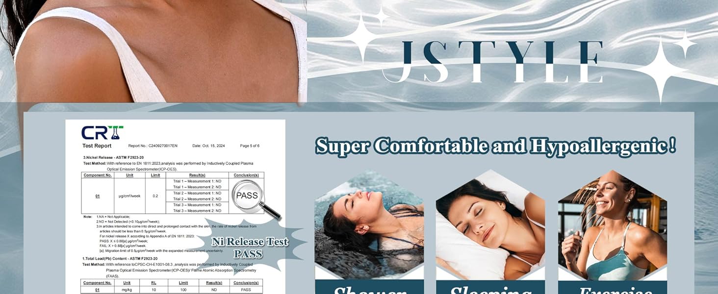 Jstyle Hypoallergenic Flat Back Stud Earrings for Women Men Surgical Stainless Steel Earrings for Sensitive Ears Small Stud Hoop Silver Gold Black Earrings Cartilage Earring Set for Multiple Piercing