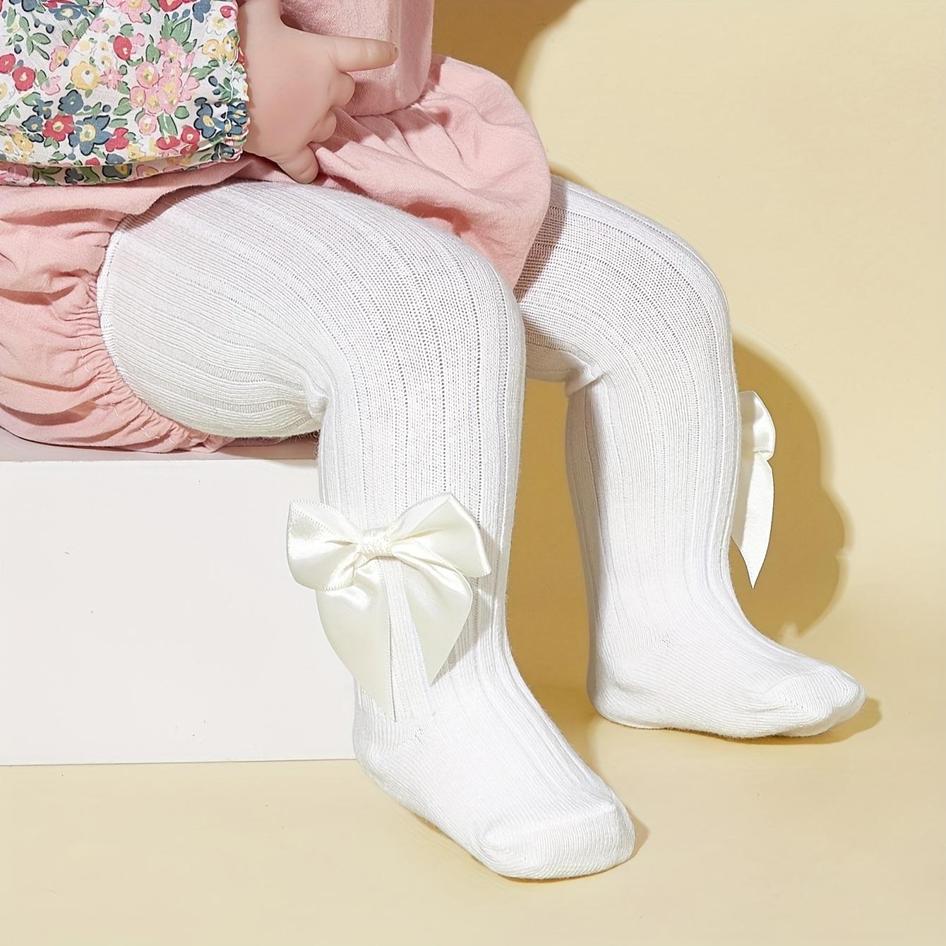 3/4 Pack of Solid Color Knitted Tights f