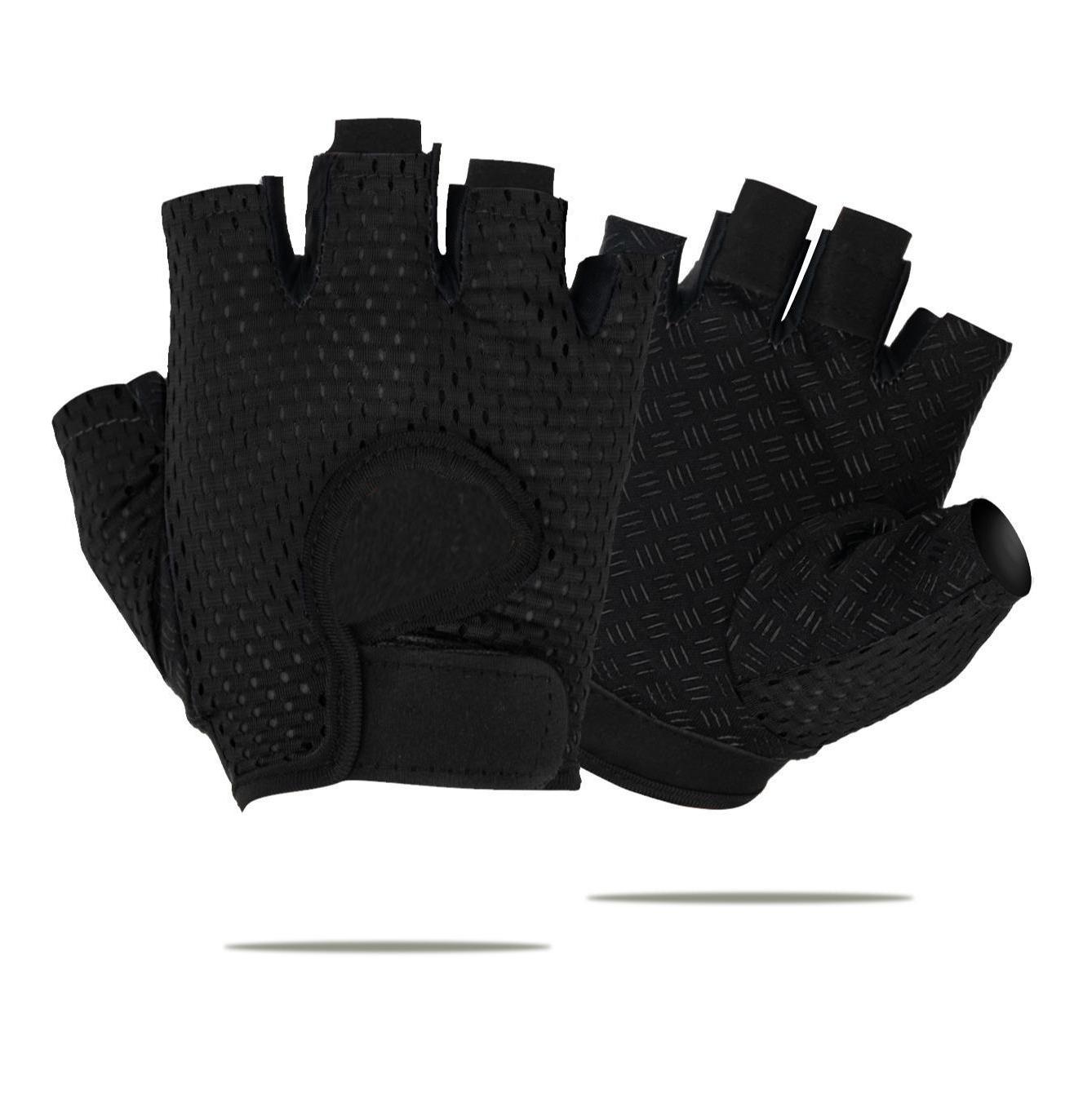 3 Pairs Half Finger Sports Gloves, Breathable Non-Slip Fitness Gloves for Men & Women, Gym Workout & Sports Protective Gear