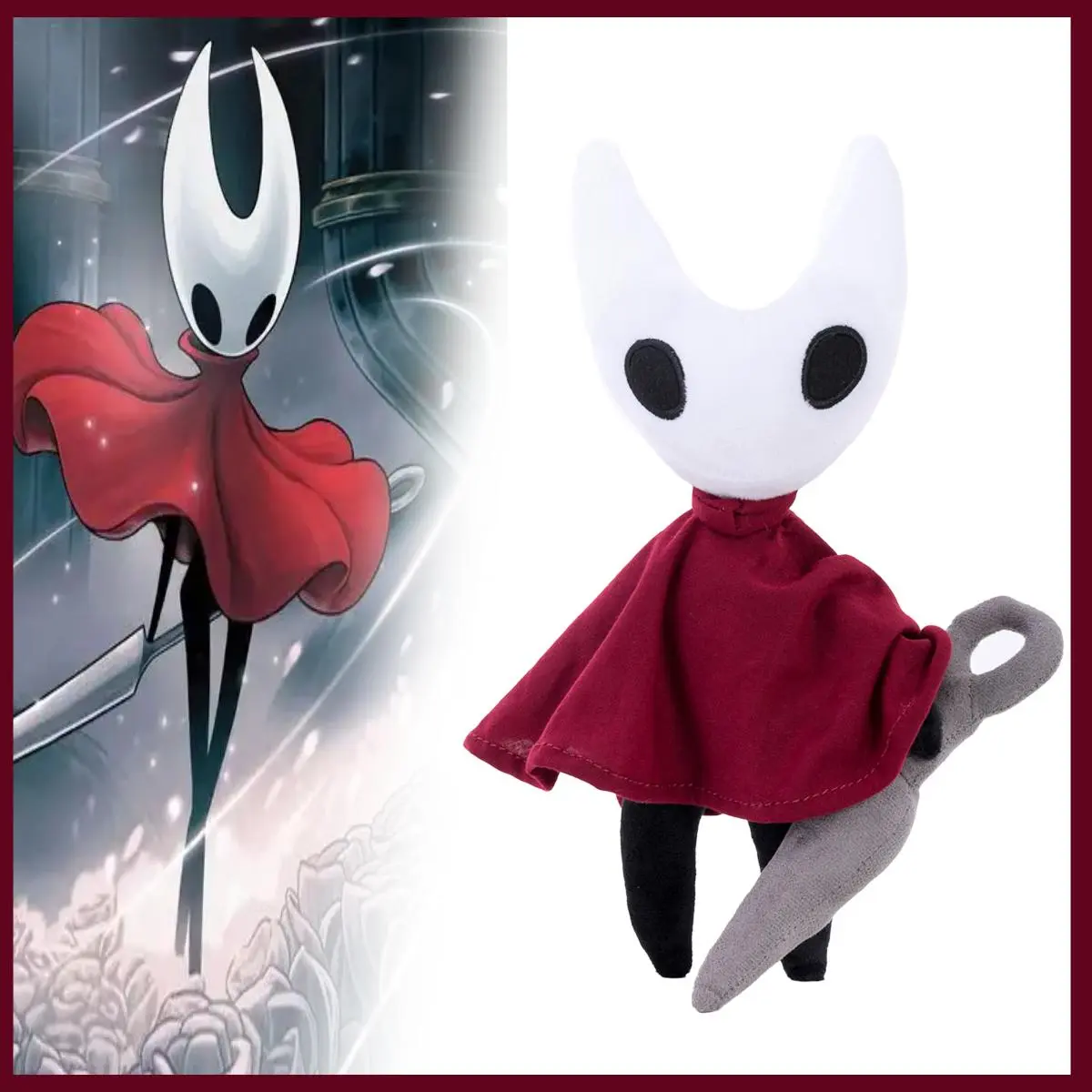 2026 new hot item Adorable Cartoon Hornet Plush Toy Hollow Knight Silksong Plush Toy Game Merchandise Hornet For kids Birthday Halloween Gift