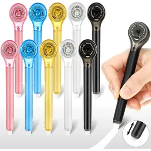 10 Pack Push Pull Protective Correction Tape, 0.2 x 236 Inch Bright Color Easy to Use Applicator, for School Office Supplies