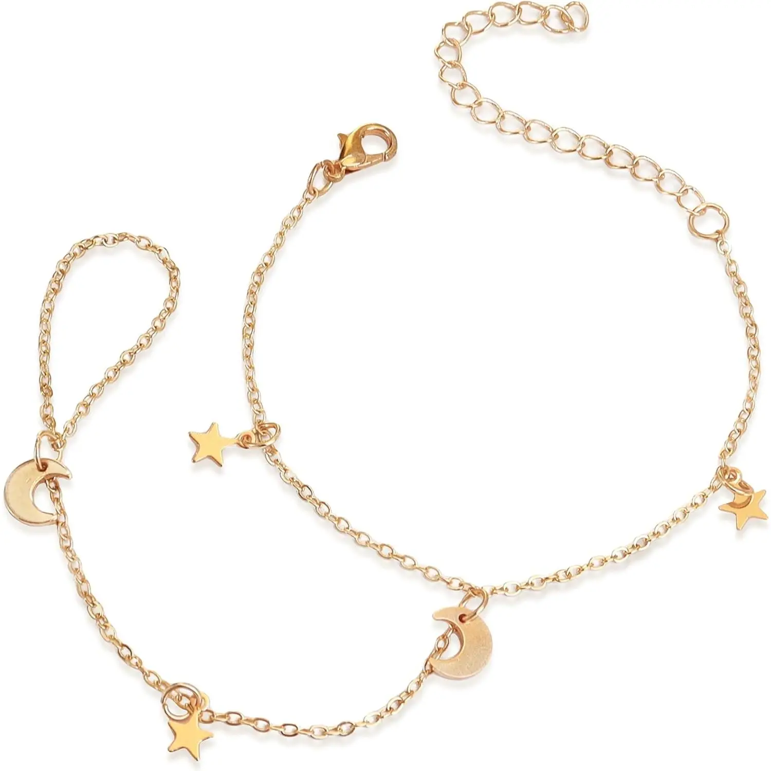 Dainty  Butterfly Snake Hand Chain Ring Slave Bracelet for Woman