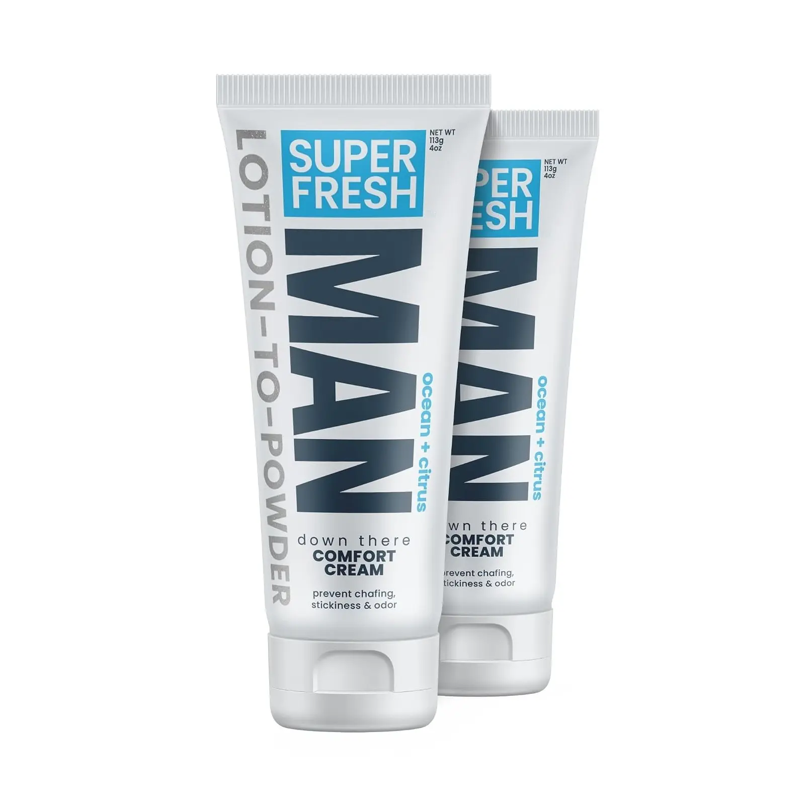 Men's Ball Deodorant Powder Lotion, Ocean Citrus, 4oz 2-PackGift