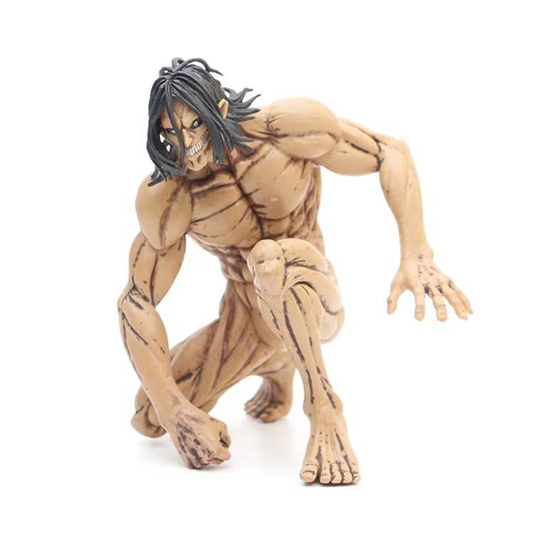 Attack On Titan Eren Jaeger Colossus Form Articulated Action Figure Model Kit Boy Collectible Desktop Ornaments Decor Toys Gifts
