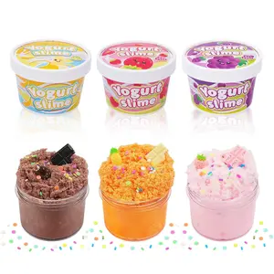 Crystal Mud Slime Cloud Silk Mud, Fruit Flavor and Odor DIY Slow Pressure Handmade Toy, Available in 6 Styles to Choose from