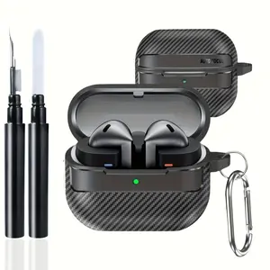 Earphone Case with Lanyard & Cleaning Tool, Tpu Material Earphone Protective Case, Durable Earphone Storage Box for Galaxy Buds 3/ Buds 3pro, Audio, Earphone Protective Cover