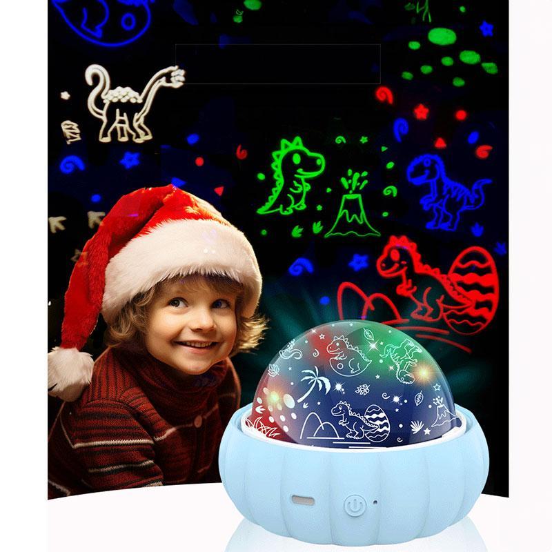360 °   Rotating Night Light Planetarium Star Projector, 1 Count USB Powered Starry Sky Dinosaur Projector Light, Bedroom Ceiling Wall Decor, Best Gift for Boys Girls, Ceiling Projection Lamp, LED Projector Light