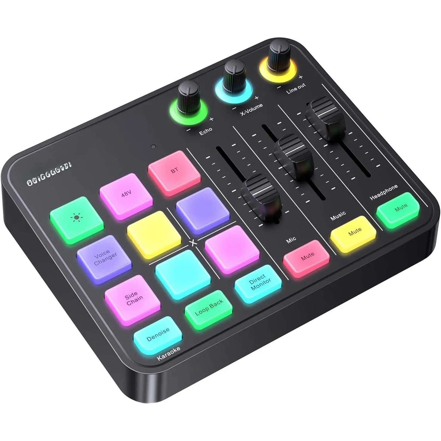 Solocaster Gaming Audio Mixer, 5- Interface, 48V XLR