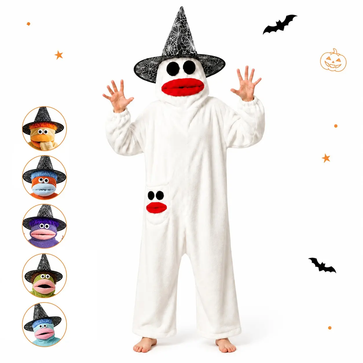 Halloween Devil Monster Wearable Blanket Hoodie, Oversized Plush Fleece Robe, Horns Bat Wings, Pocket Cozy Loungewear, Halloween Costume