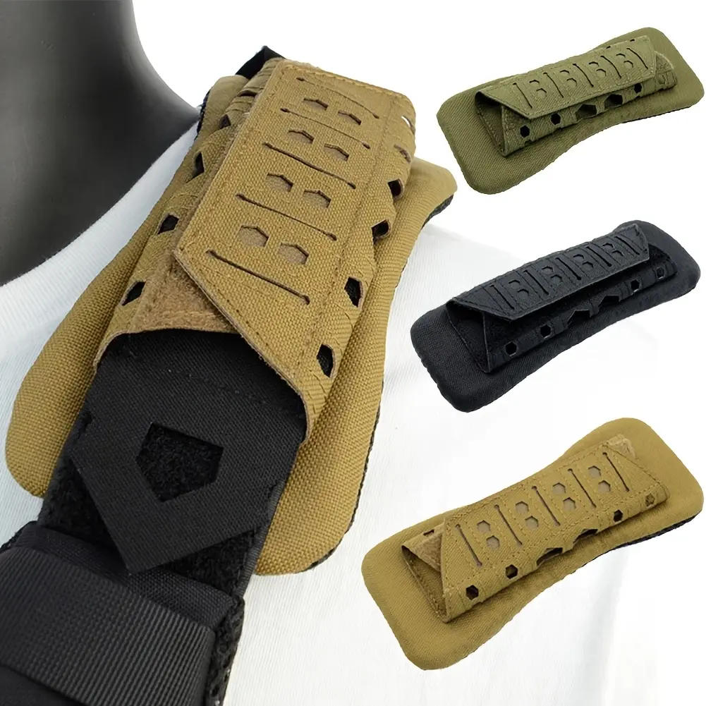 Multi-functional Shoulder Pads Suitable for Men Women Hiking Backpacks, Single-shoulder Bags, Shoulder Straps, Tactical Vests, and Pressure-relieving, Breathable Shoulder Padding.