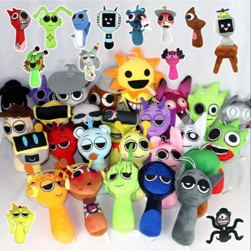 Cute Cartoon Plush Toy, 1 Count Colorful Emotional Expression Plushie, Soft Stuffed Animal, Kawaii Plush, Ideal Birthday & Holiday Gift, Soft Adorable Stuffed