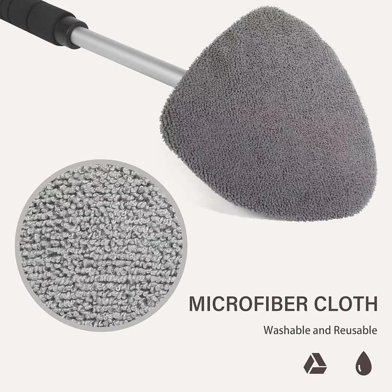 Microfiber Window Glass Cleaning Brush Car Windshield Cleaning Brush Set With Pad Extendable Handle Scraper Mist Eliminator Valentine's Day gift Tiktok Shop Microfiber Window Glass Cleaning Brush Car Windshield Cleaning Brush Set With Pad Extendable Handle Scraper Mist Eliminator Valentine's Day gift Tiktok Shop