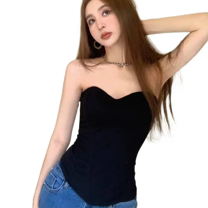 Shapewear Fishbone Corset Women's Tank Top High Waist Slim Fit Fashionable with Built-in Chest Pads and Anti-Slip Strips