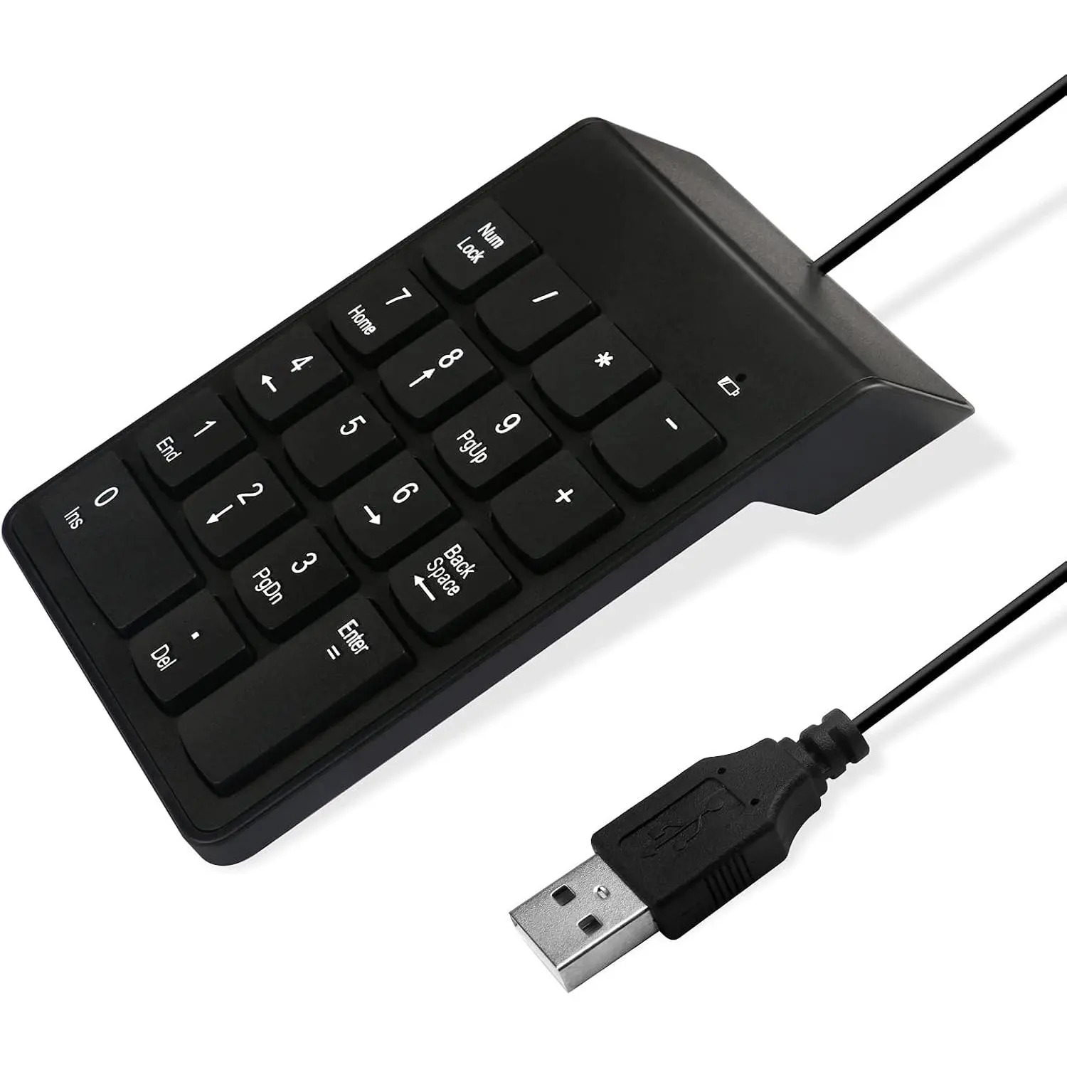 Numeric Keypad for Laptop, 10 Key USB Keypad, Portable Ultra Slim Mini Numpad External Numbers Keyboard Pad for Laptop PC  Desktop Surface Pro Notebook