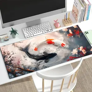 Silica Gel Mouse Pad, Large Anti-Slip Rubber Base, Ideal for Gamers, Office, School, Esports, Home Decor, Washable and Durable Design