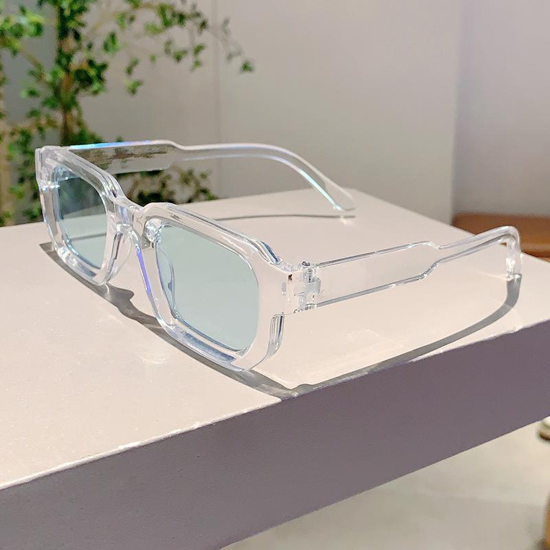 6-Pack Luxury Vintage Sunglasses - Unisex Rectangle Frame UV400 Retro Fashion Eyewear