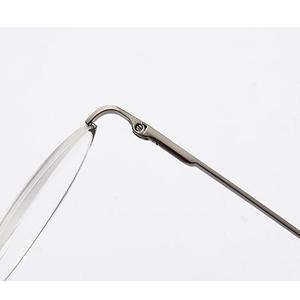 2 Pack Retro Designer Half Moon Reading Glasses Women Men Spring Hinge Half Frame Readers Stylish Slim Eyeglasses with Pouch,Red and Gun Grey 2.0