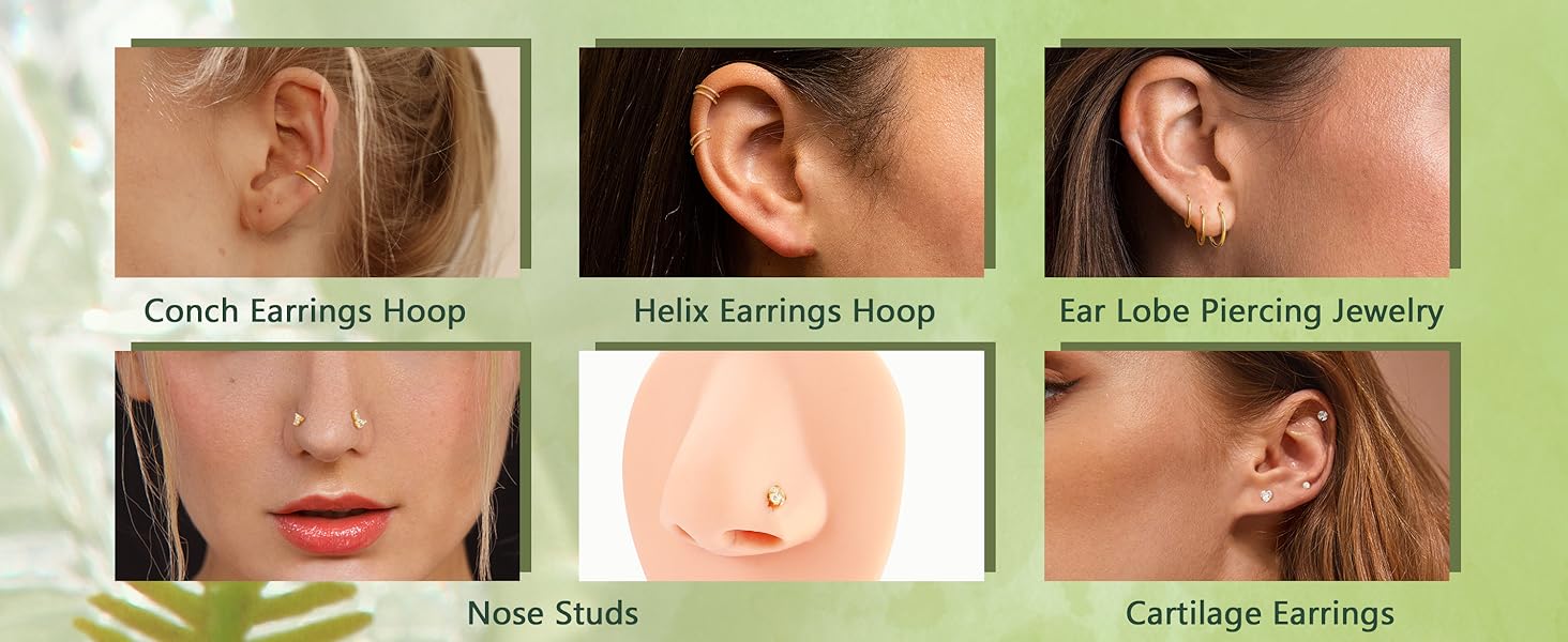 Trendy Summer Nose Studs Nose Rings 18G Nose Rings Studs Gold Small Nose Studs - L Shaped Corkscrew Hoop Nose Ring - CZ Butterfly Heart Flower 316L Surgical Steel Tiny Nostril Nose Piercing Jewelry for Women Men 11Pcs Trendy Summer Nose Studs Nose Rings 18G Nose Rings Studs Gold Small Nose Studs - L Shaped Corkscrew Hoop Nose Ring - CZ Butterfly Heart Flower 316L Surgical Steel Tiny Nostril Nose Piercing Jewelry for Women Men 11Pcs