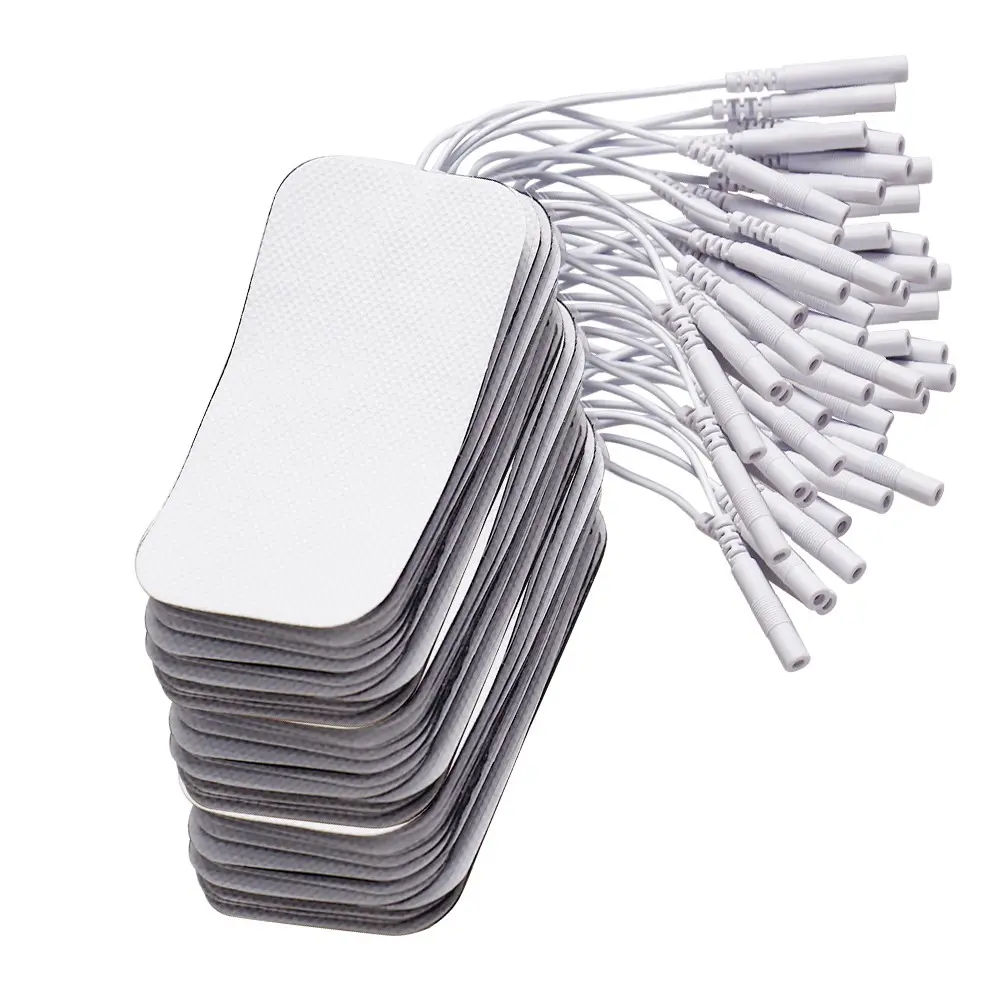 10/20/50/100pcs Reusable Electrostimulation Electrode Pads TENS Self Adhesive Conductive Gel Sticker EMS Muscle Stimulator Acupuncture Pulse Massager Replacement Accessories