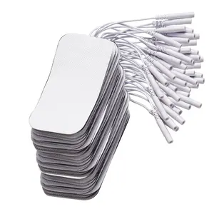 10/20/50/100pcs Reusable Electrostimulation Electrode Pads TENS Self Adhesive Gel Sticker EMS Muscle Stimulator Acupuncture Pulse Massager Replacement Accessories