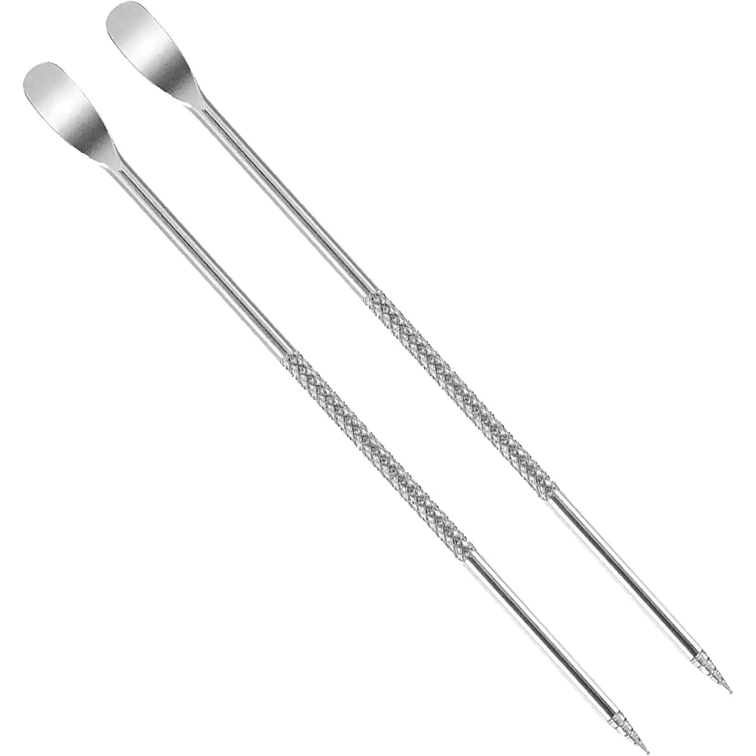 2 count Latte Art Pen Cinnamon Pen for Coffee,Barista Espresso Coffee Latte Art Tools Accessories for Coffee Bar Barista Make Creative Coffee Designs Decors,Stainless Steel ,