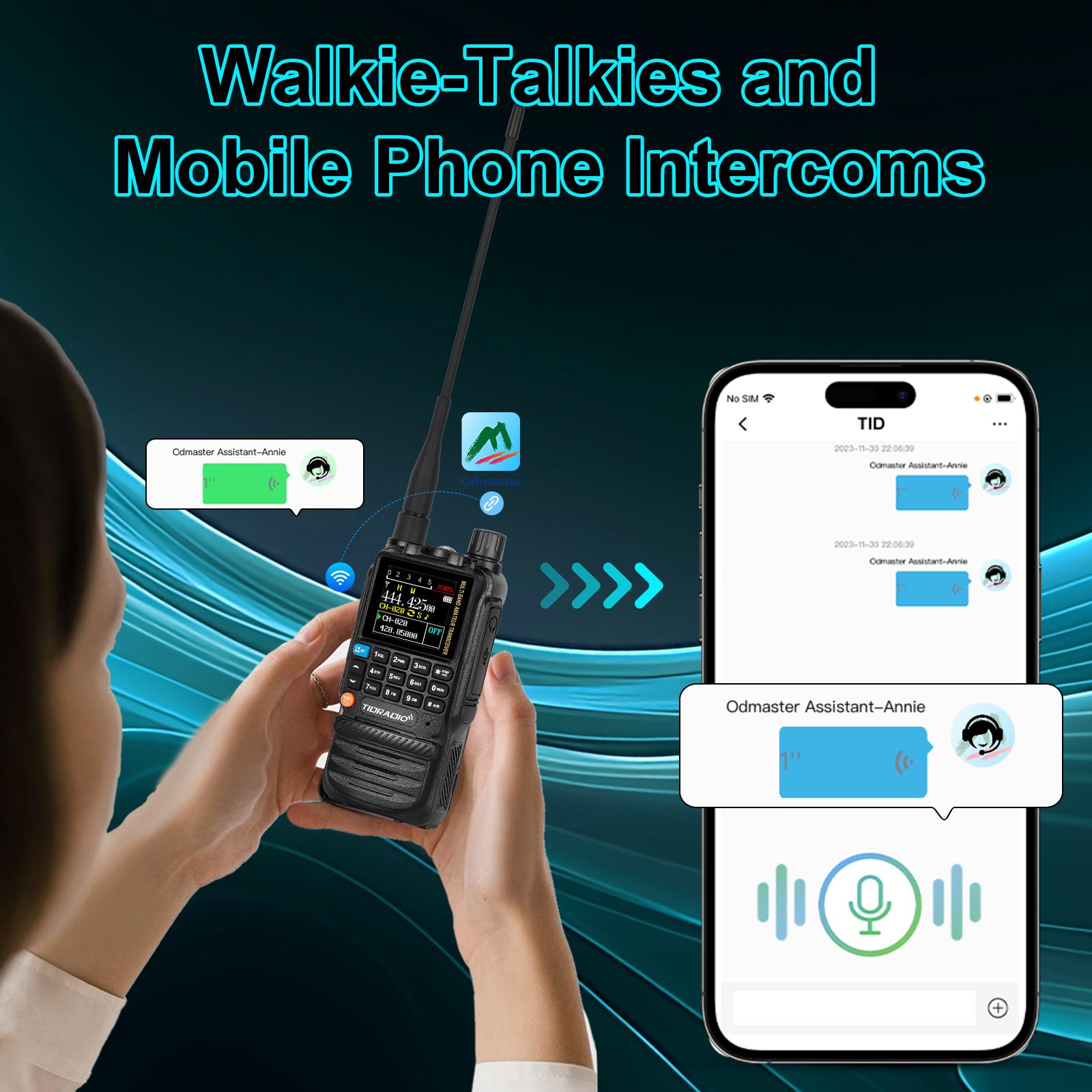 New TIDRADIO H3 Plus Beta Version Global Walkie Talkie Repeater Bluetooth Answerphone Air Band Long Range Radio