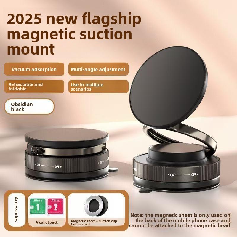 Foldable Magnetic Phone Mount for Car Dashboard 360 °     Rotating Strong Suction Phone Stand for iPhone Samsung Huawei GPS Navigation & Multi-Angle Viewing