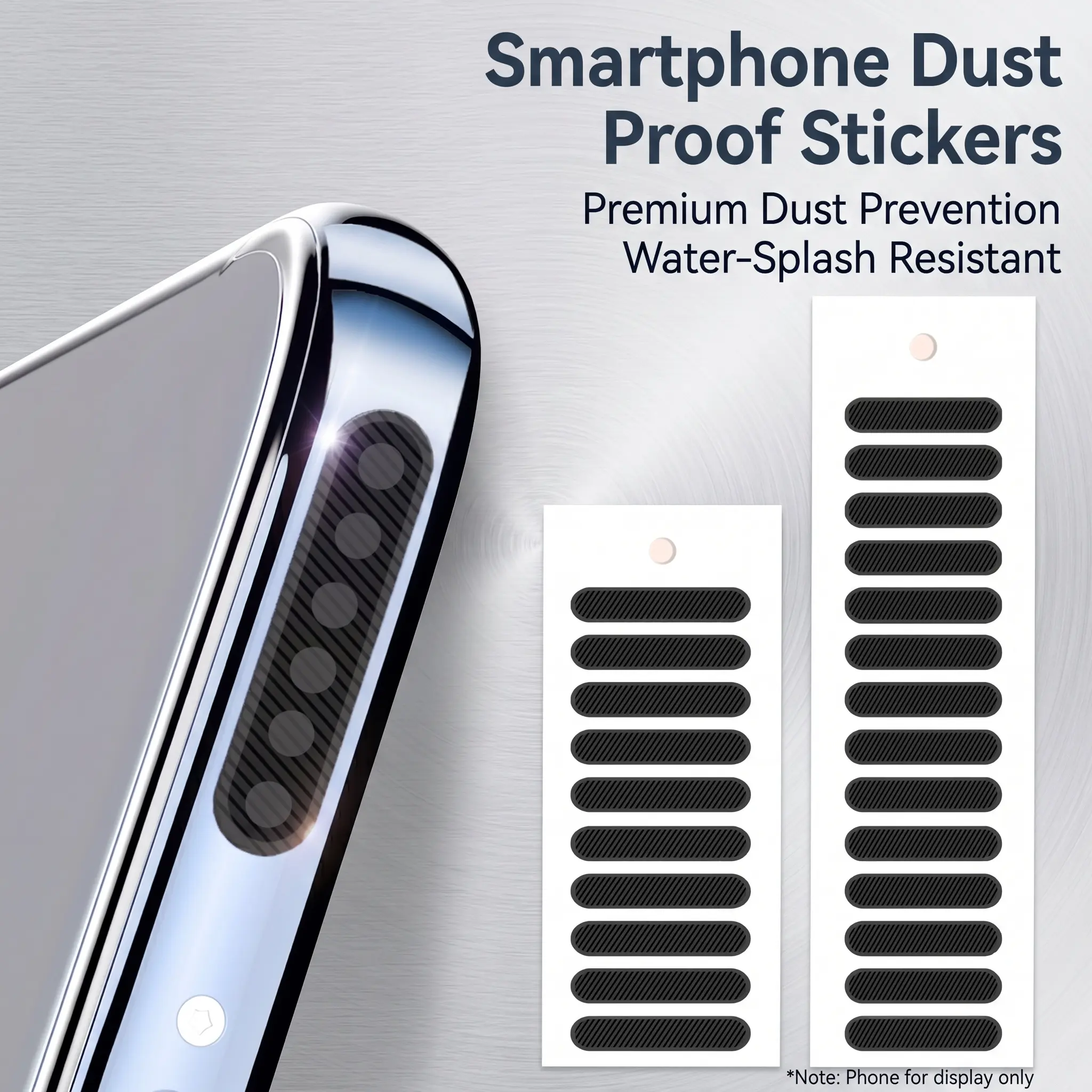 40pcs Universal Smartphone Speaker Dustproof Mesh Covers Audio Clarity Enhancing Easy to Apply Ideal Gift for Any Occasion Without Battery-YY1