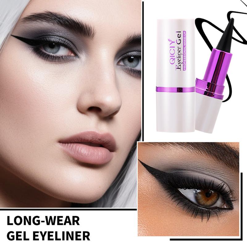 "Waterproof & Sweatproof Gel Eyeliner – Silky Smooth Application, Long-Lasting Durability for All-Day Wear"