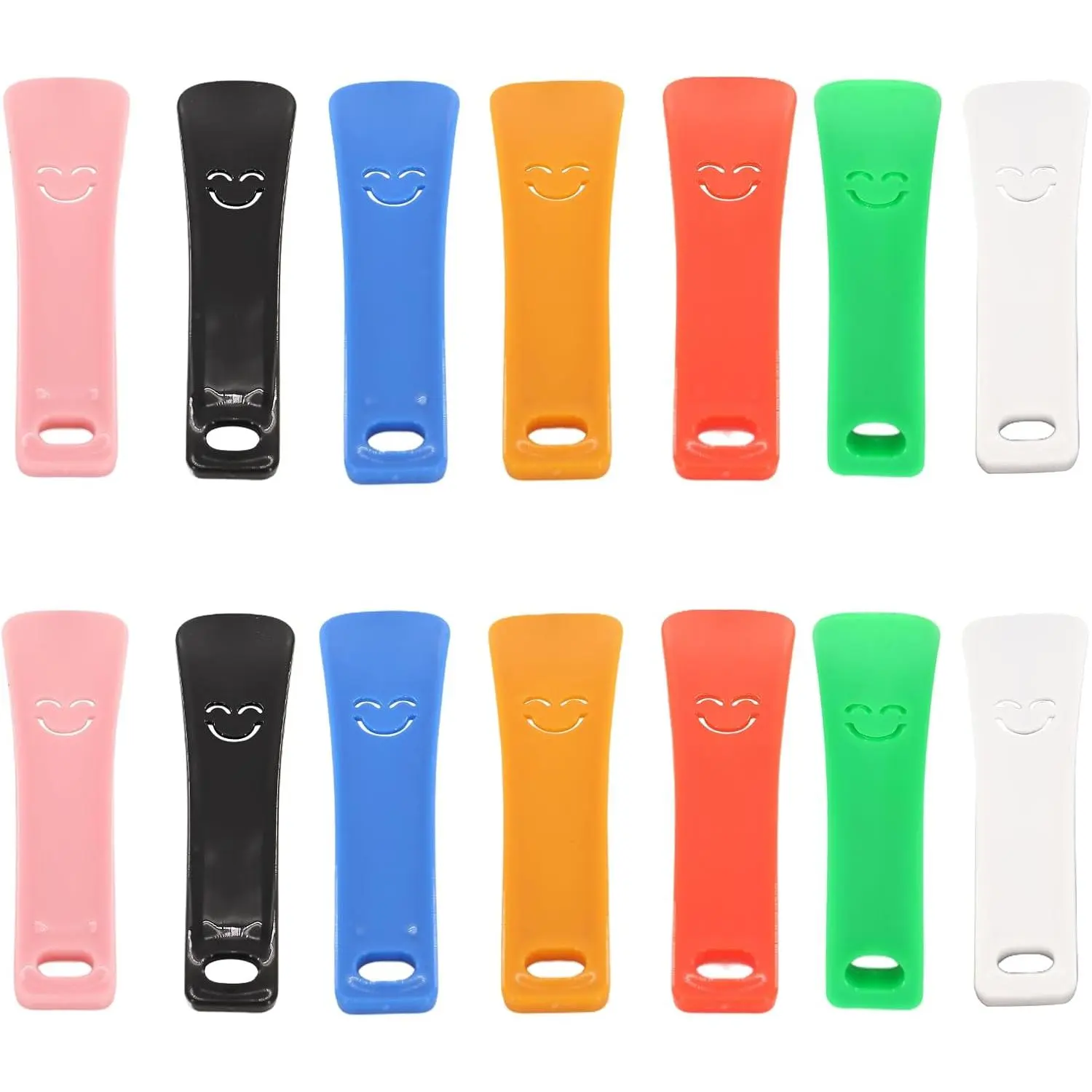 14 count Plastic Shoe Horns 5.91 Inch Travel Shoe Horn for Women, , Seniors, Short Handle Durable Portable Shoe Assistance, Easy Footwear Tool-7 Colors