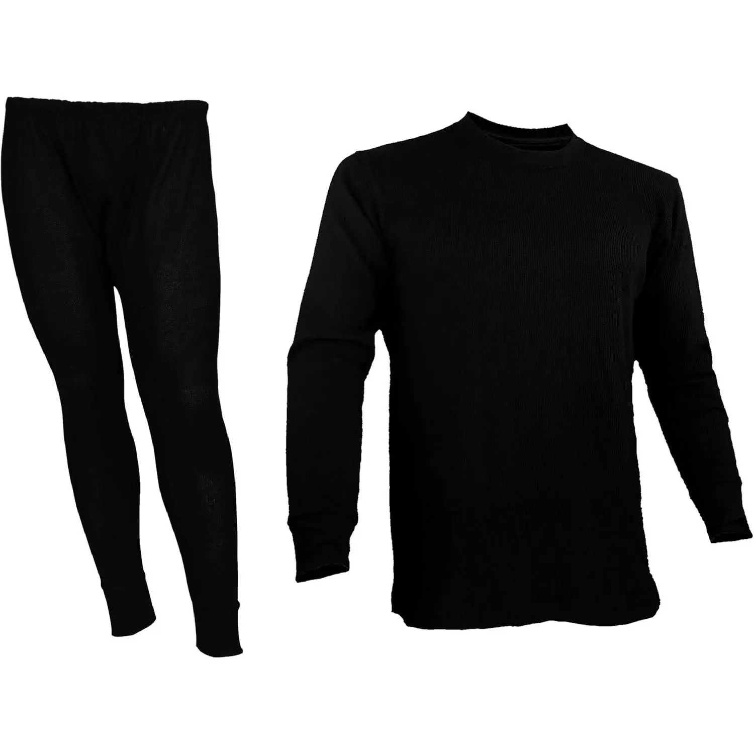 Thermal Underwear Set for Men - Cotton Blend - Waffle Knit for Extra Heat