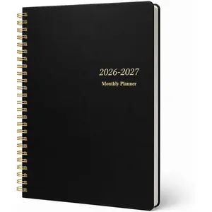 Monthly Planner 2026-2027, Jan 2026 - Dec 2027, 2 Year Calendar Planner, 7.5" x 10" Spiral Bound Monthly Agenda with Goals, , Habit  & Notes Pages for School Office