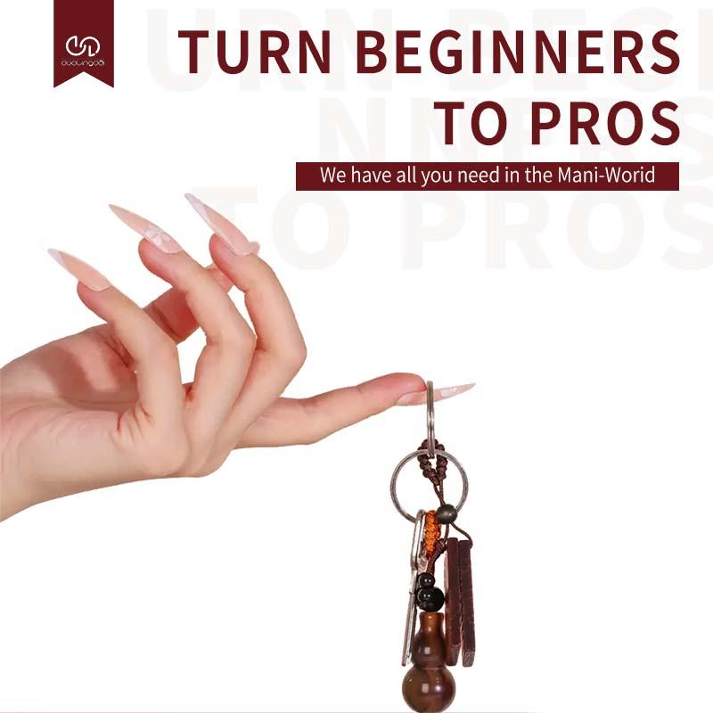 Poly Nail Gel Set, Polygel Nail Kit, 6 Colors Neutral Glitter Extension Gel Nail Enhancement Set with Nail Dryer Lamp, DIY French Design Nail Art Kit for Home Salon